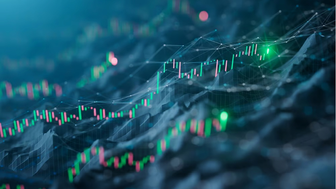 Decorative image of stylized bar charts