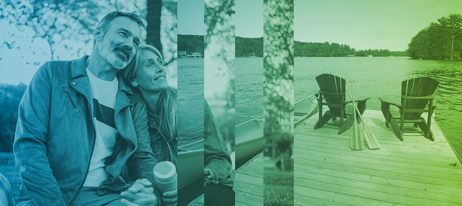 Couple on a dock