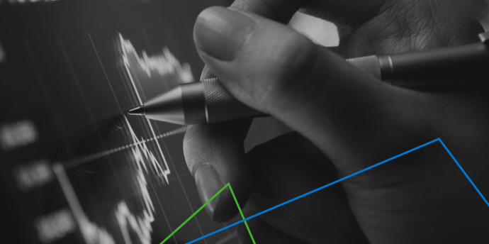 Illustration analyzing the stock market to evaluate the NEI Long Short Equity Fund's stability in volatile markets.